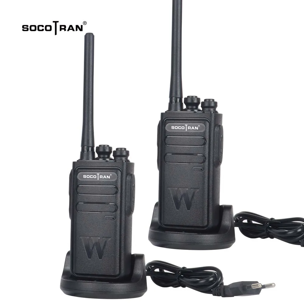 Socotran Handheld Walkie Talkie Portable Radio 5W High Power UHF Professional Two Way Ham Radio Communicator