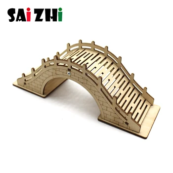

Saizhi Creative Arch Bridge Model DIY Technology Material Bag Children's DIY Toy Material Making Kits Science Equipment Toy