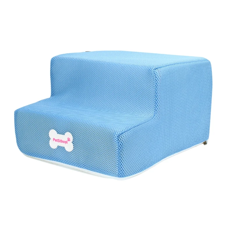 Light blue S Домик для собак, лестница для питомцев, маленькие питомники для щенков, кошек, лестницы для питомцев, противоскользящие съемные лестницы для щенков и собак, принадлежности для домашних животных - Цвет: Light blue S