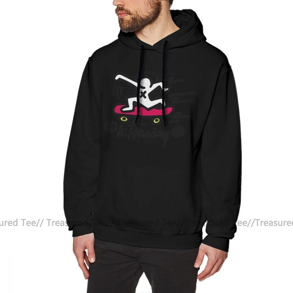 Keith Haring худи KEITH HARING SKATE POP ART толстовки мужской длинный пуловер худи хлопок большая уличная одежда Осенние Синие толстовки