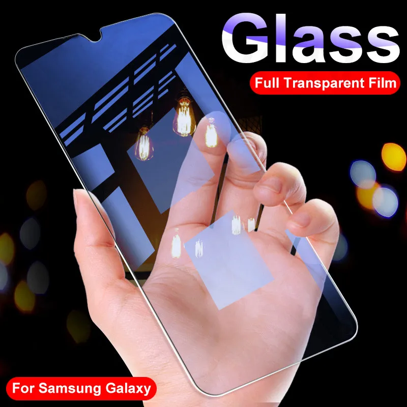 

9H Protective Glass on For Samsung Galaxy A10 A20 A30 A40 A50 A60 A70 A80 A90 A20E A40S M10 M20 M30 M40 Tempered Glass Film Case