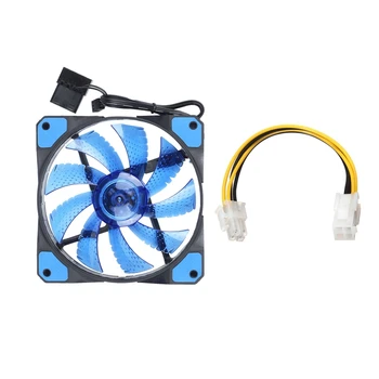 

2 Pcs Accessories: 1 Pcs PC Computer Chassis Fan Case Heatsink & 1 Pcs ATX 4-Pin Male to Female Power Supply Cable Cord