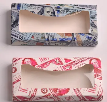 

NEW 100pcs wholesale empty Packing box for eyelash package paper box color carton Shining packing box colorful make up