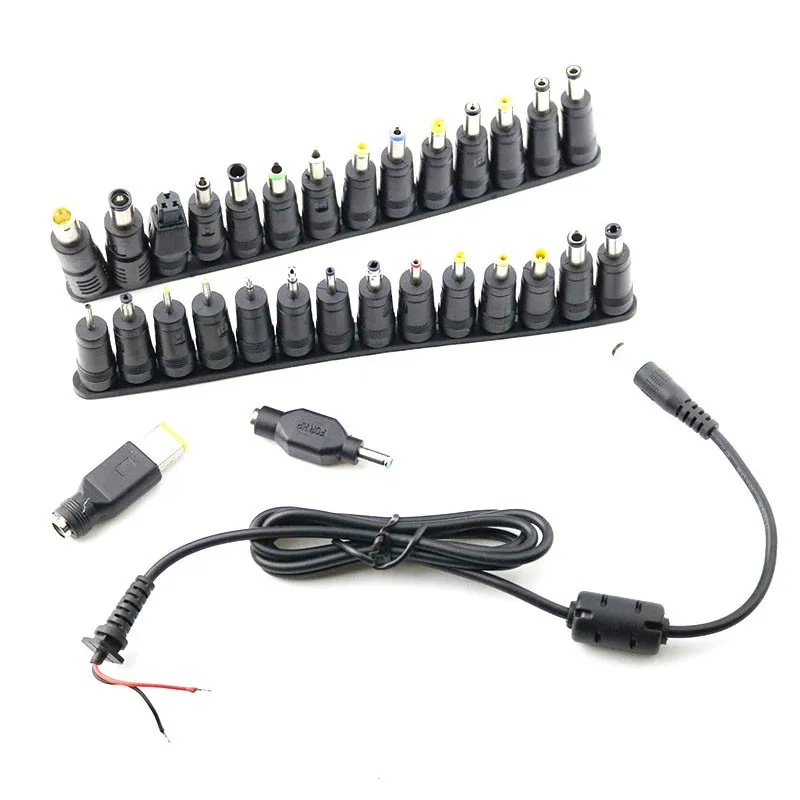 31pcs Universal Laptop Dc Power Supply Adapter Connector Plug Dc Ac Jack Charger Connectors