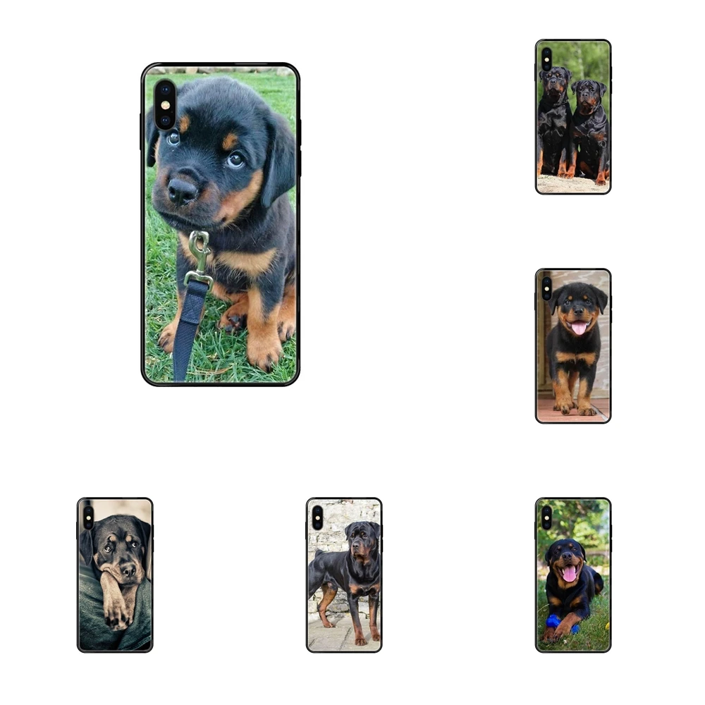 A Rottweiler Black Soft TPU Cell Phone Cover Case For Apple iPhone 11 12 Pro 5 5S SE 5C 6 6S 7 8 X XR XS Plus Max Places To Buy | Мобильные