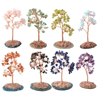 

Portable Crytal Money Tree Chinese Lucky Tree Home Office Table Decoration