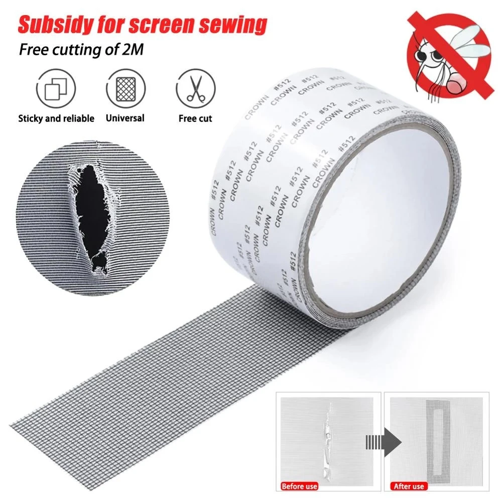 20x Anti-Insect Door Window Mosquito Screen Net Repair Tape Patch Adhesive nS1 