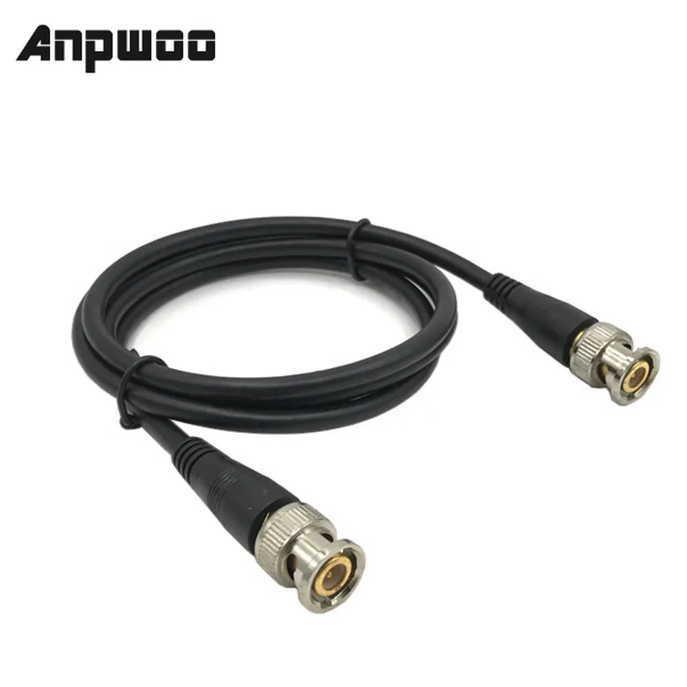 ANPWOO 0,5 M/1M/2M/3M BNC adaptador macho a macho Cable para cámara CCTV BNC Cable de conector de cámara accesorios BNC