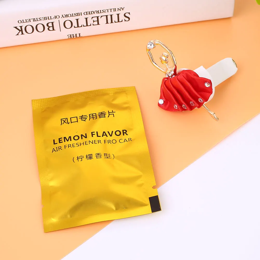 Perfume Clip Air Freshener Universal Perfume Base Clip Fragrance Decor Dancing Girl Multicolor Premium