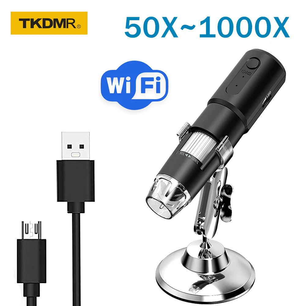 Зум портативный 1000X WIFI USB цифровой микроскоп камера для ремонта телефона
