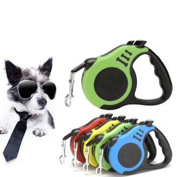 

Durable Dog Leash Dog Lead Extension Cord Puppy Walking Small and Medium-sized Dog Pet Supplies Automatic Retractable Nylon