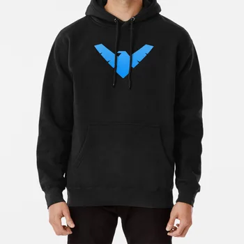 

Nightwing Hoodie Nightwing Robin Blue Falcon Bird Symbol Gradient