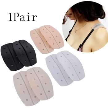 

2PCS Women Silicone Bra Strap Decompression Anti-Slip Shoulder Pads Underwear Holder Shoulder Pads Accessories Shoulder Pad