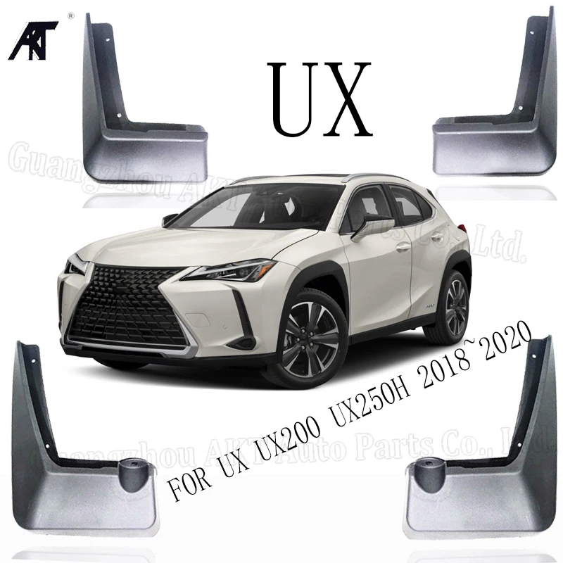 

Car Molded Mud Flaps Mudguards For Lexus UX UX200 UX250H ZA10 2018 2019 2020 Mudflaps Splash Guards Front Rear Accessories