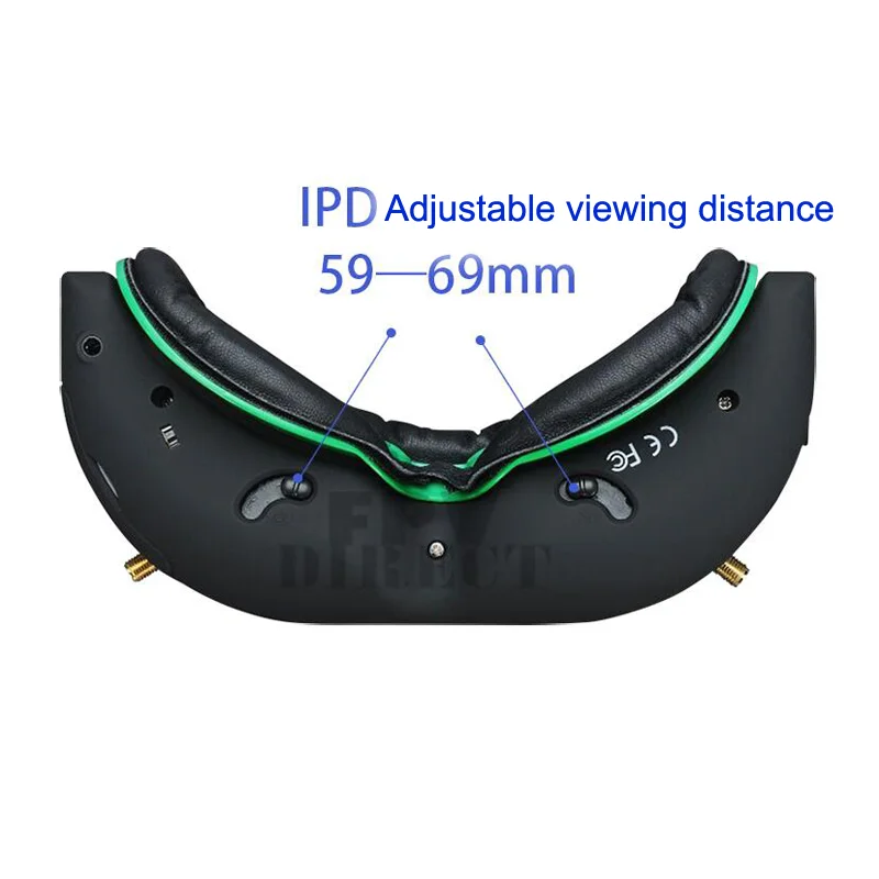 1 комплект FPV очки OLED 5,8 Ghz ATT V5 HD3 поддержка DVR AV-IN/OUT для Fatshark FSV1049 очки RC Дрон Квадрокоптер запасные части