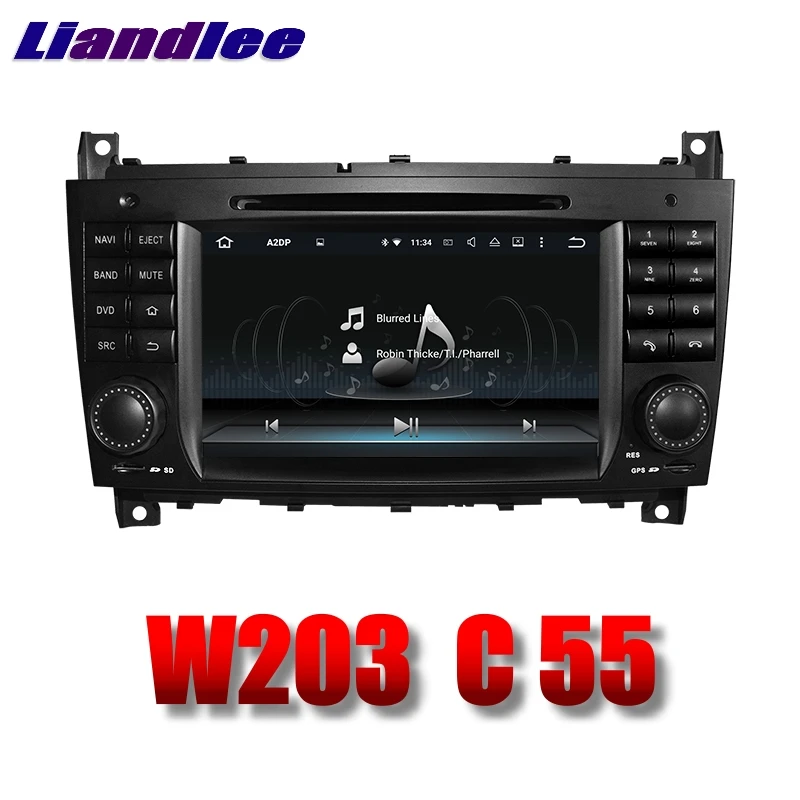 Автомобильный мультимедийный плеер Liandlee NAVI для Mercedes Benz C 55 W203 MB 2004 ~ 2007 система