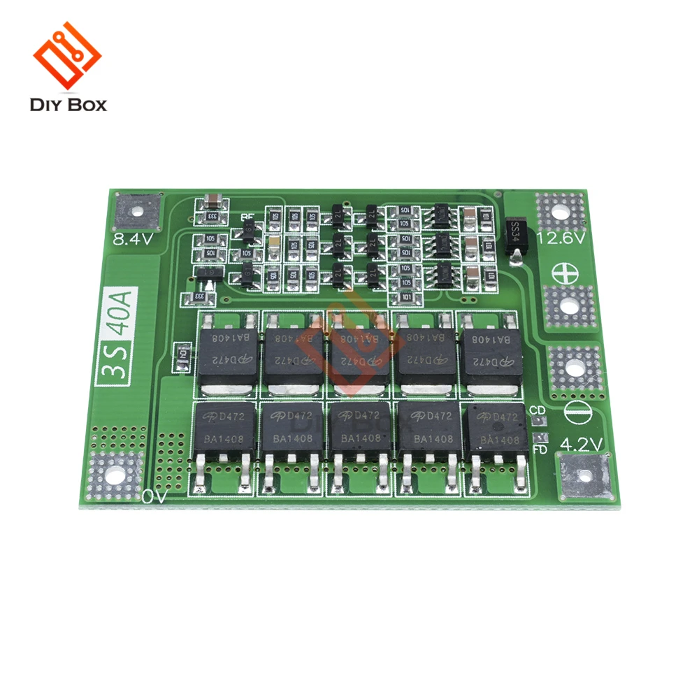 

BMS 1S 2S 3S 4S 5S 6S 7S 13S 16S 12v 24v 36v 48v with balancer equalizer 18650 Lithium Battery Charger Protection balance Board