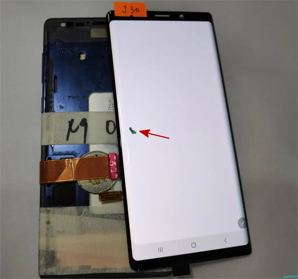 Для samsung Galaxy Note 9 N960 N960F N960D N960DS дефект ЖК-дисплей кодирующий преобразователь сенсорного экрана в сборе 6," Note9