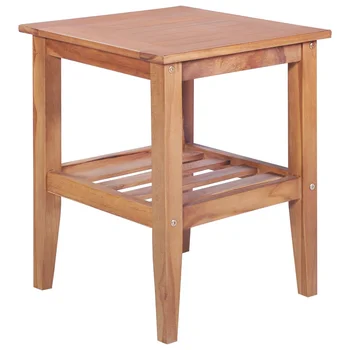 

vidaXL Coffee Table 40x40x50 cm Square Solid Teak