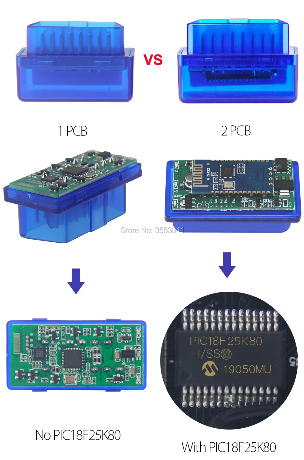 Супер Мини ELM327 Bluetooth адаптер V1.5 OBD2 автомобильный диагностический инструмент PIC18F25K80 ELM 327 BT OBDII считыватель кодов Автомобильный сканер