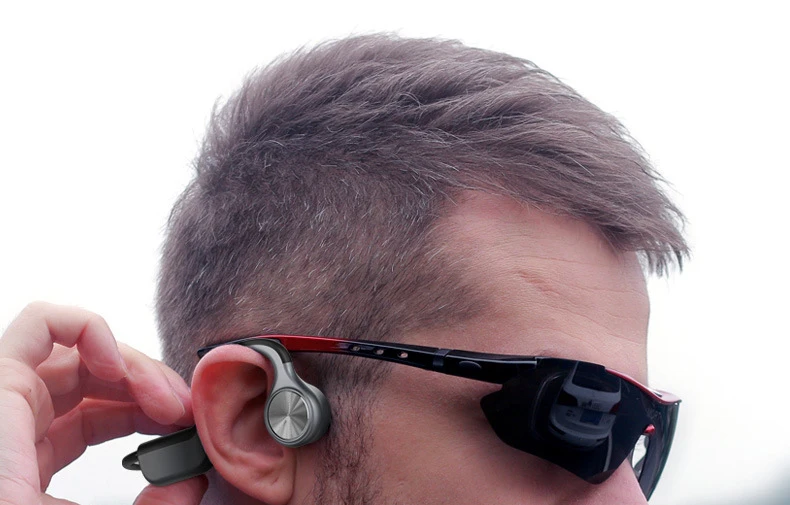 E9 костная проводимость Bluetooth гарнитура беспроводная бинауральная движения костный датчик ухо установлен водонепроницаемый сабвуфер стерео