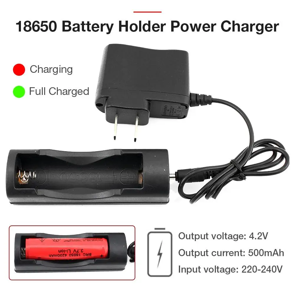 

18650 Battery Holder Power Charger Lithium USB Battery Charger Protection IC Universal Battery Charger for 18650 Li-ion