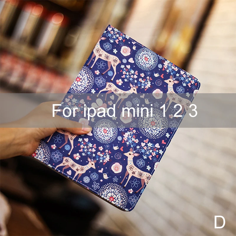 Essidi Лидер продаж смарт-чехол для ipad mini 5 4 3 2 1 противоударный стоячая таблетница чехол защитный рукав для ipad mini 1 2 3 4 5 - Цвет: For mini 1 2 3