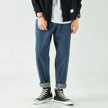 

Torre Loose Big Code Student Cowboy Trousers Men's Wear Chao Brand Male Pants