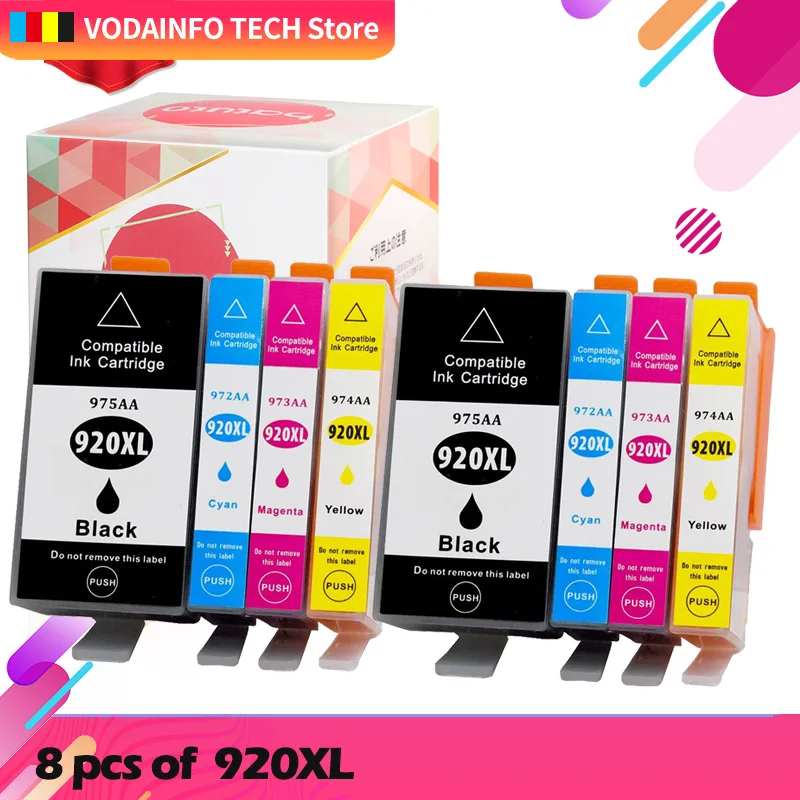 Compatible 920XL 920 XL ink cartridge for HP Officejet 6000 6500 6500A 7000 7500 7500A printer cartridges | Компьютеры и офис