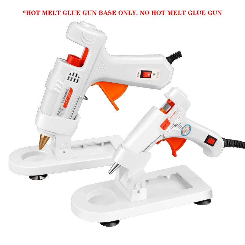 Pistola de pegamento termofusible eléctrica, 40W, 80W, 100W, Base de soporte para el hogar, herramientas de reparación, pistola de calor de fusión caliente de alta temperatura