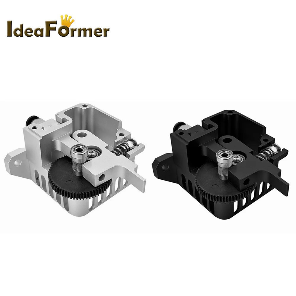 Titan Aero Extrusora Todo o Metal 1.75 mm Prata Preto Suporte de Montagem para Bowden Movimentação Direta Prusa i3 Mk2 Acessórios da Impressora 3d