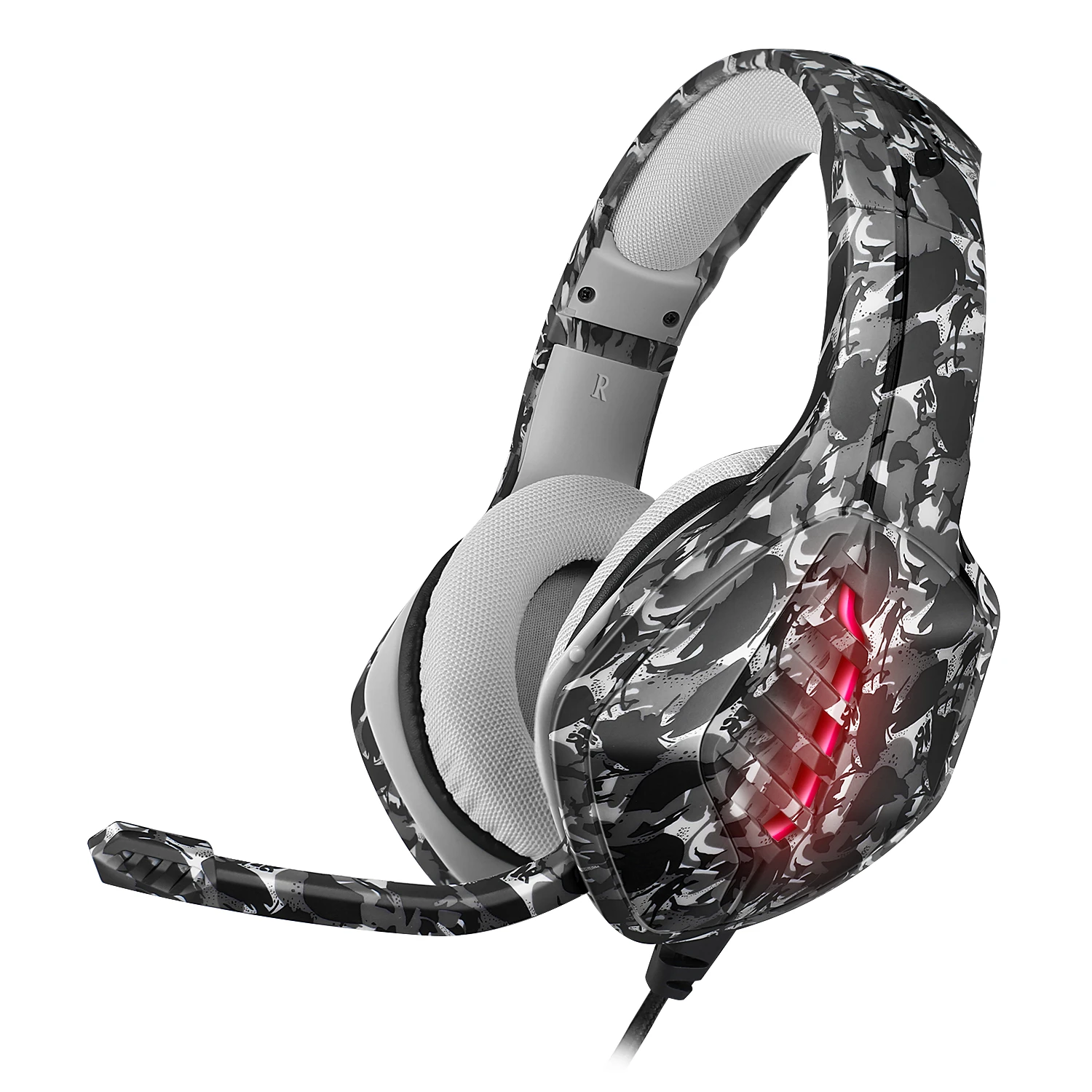 Headset Wired With Microphone Computer Gaming Headset Glowing Chicken Ps4 Gaming Headset With Pc Microphone Noise Canceling