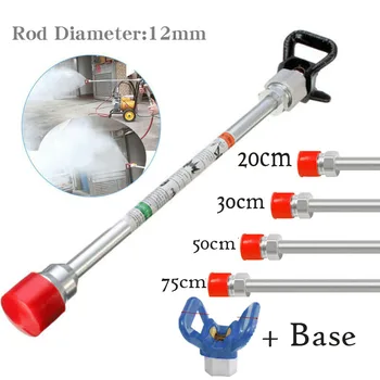 

Airless Paint Sprayer Spray Gun Tip Extension Pole Rod Tool Replacement 20-75cm
