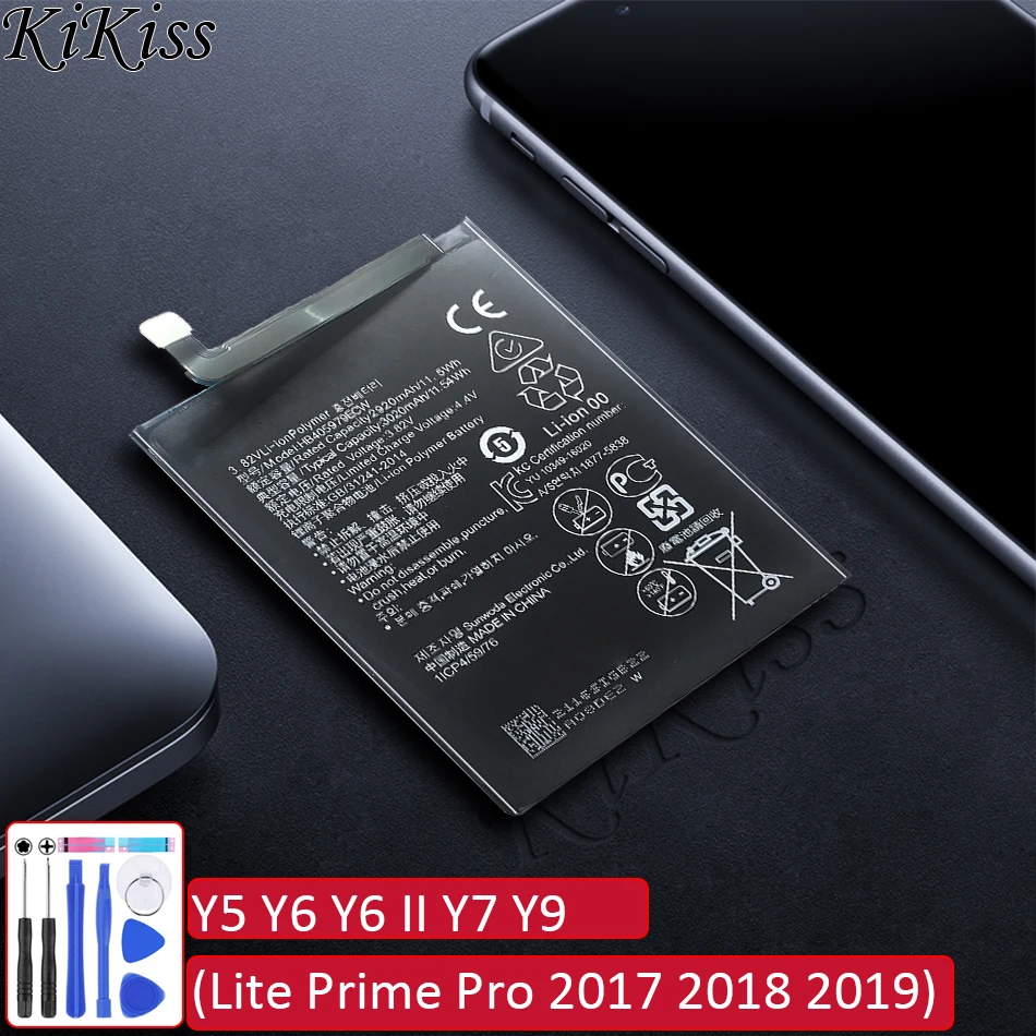 Аккумулятор HB405979ECW для Huawei Y5 Y6 II Y7 Y9(Lite Prime Pro 2017 2018 2019)/DRA-L01 L02 L21 L22 L23 DRA LX1 LX2 LX3 LX5 |