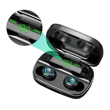 

S11 TWS Touch Control Sport Headset 3500mAh LED Bluetooth Wireless Headphones Earphones Earbuds Noise Cancel Earphone Headphone