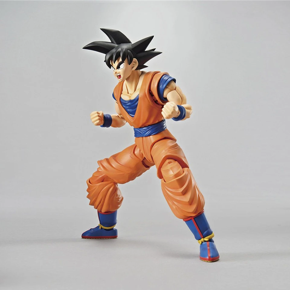 Tronzo Bandai собрать фигурки Dragon Ball и super Goku черные волосы подвижный ПВХ фигурку Модель Гоку, строительный мининабор, игрушки