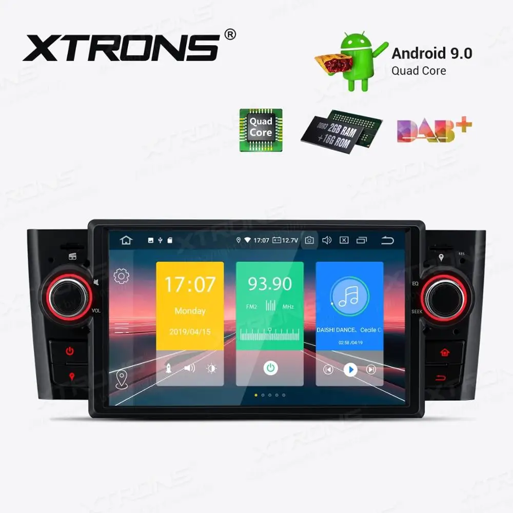 Discount 7" Android 9.0 Pie OS Car Multimedia Navigation GPS Radio for Fiat Grande Punto (199/310) 2005-2009 & Fiat Linea (323) 2007-2011 2