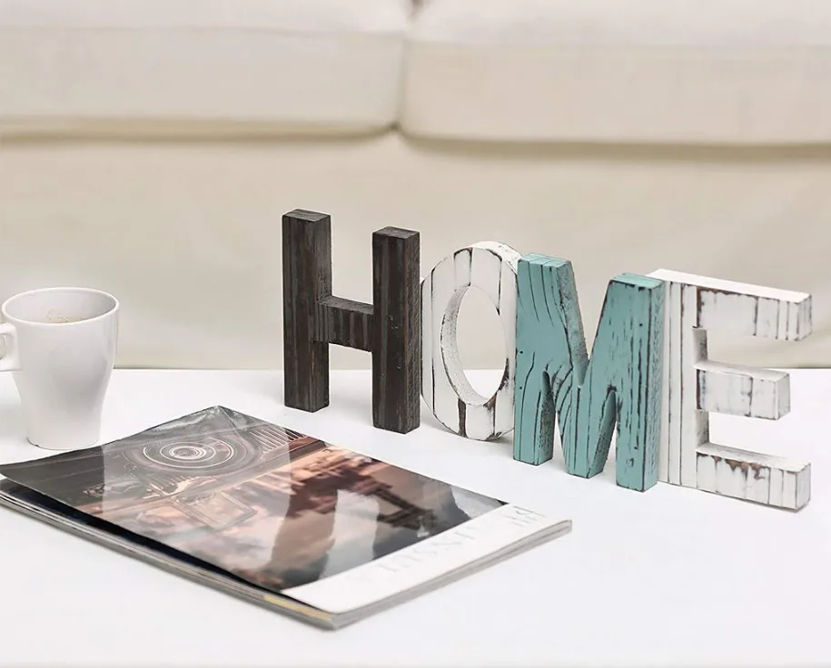 Brand New Wooden Decorative Letters Love Shaped For Wedding Party Banquet Decor Table Vintage Wood Sign Letter Props Decorations Decorative Letters Numbers Aliexpress