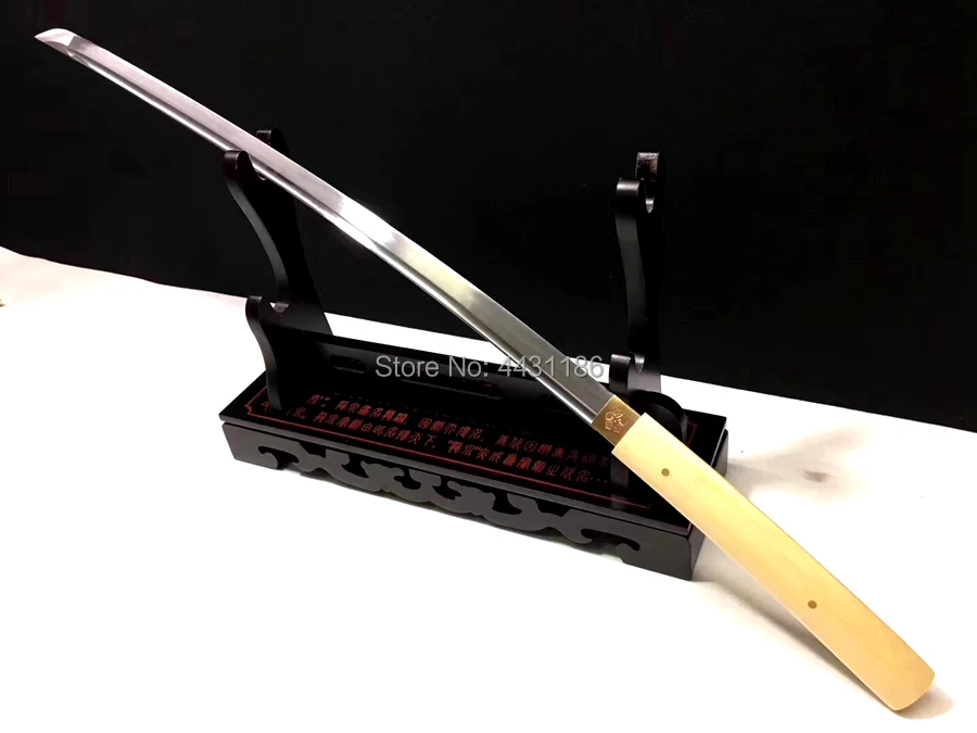 Hardwood Saya Japanese Samurai Dao Sword Katana Full Tang 1090Carbon Steel Blade Sharp Asian Handmade Knife Saber
