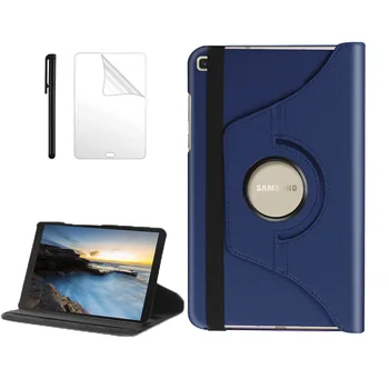

360 Degree Rotaing Leather Case For New release Samsung Galaxy Tab A 8.0 2019 SM-T290 T295 T297 protetive tablet case+film+pen