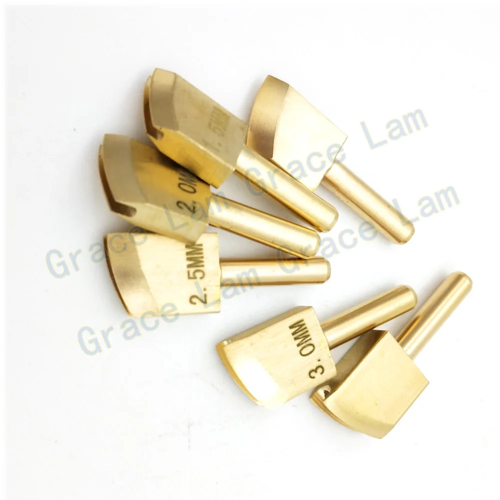 Leather Edge Tool Sets Soldering Iron Tips Lineer Edging Creaser Brass Head for Leather Craft DIY Creasing and Seal Polishing leather craft tool kit leather craft tool leather craft tools leather tools