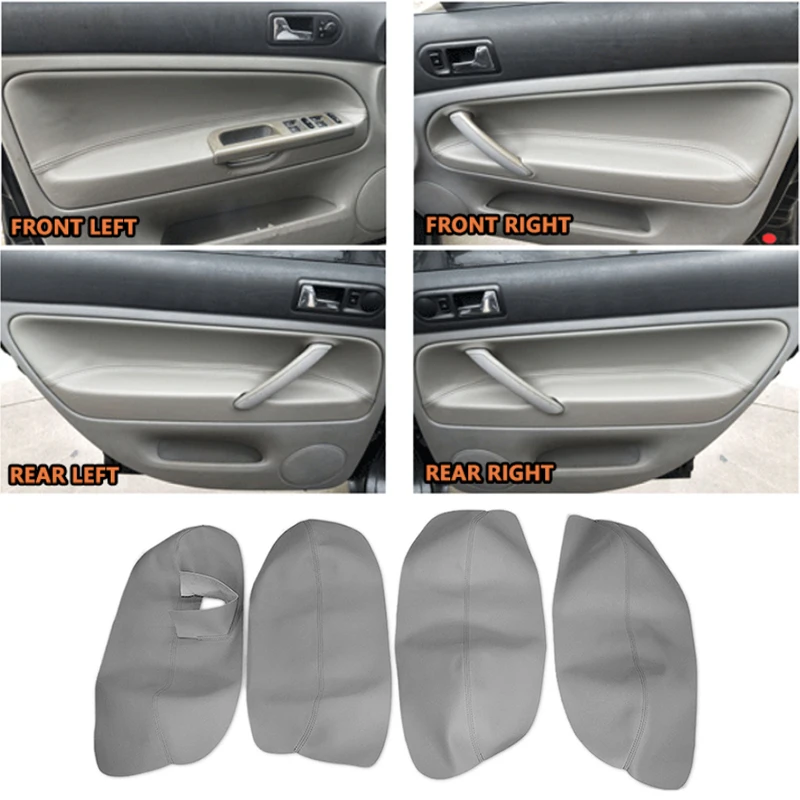 Мягкая кожаная крышка дверной панели с левым приводом для VW Passat B5 1998 1999 2000 2001 2002-2005