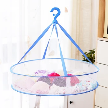 

Drying Rack Mesh Windbreak Clothes Drying Basket Apron Clothes Drying Net Sweater Flat Net Clothes Drying Rack Folding Drying Ra