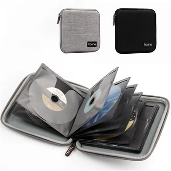

Portable EVA Shockproof CD/DVD Wallet 32 Disc Capacity Holder Storage Bag Protector Organizer for Car, Home, Office and Travel