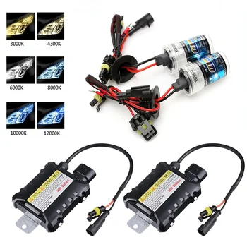 

1SET H7 35W/55W H1 H3 H8/H9/H11 9005 9006 H4 9004 9007 H13 Single Xenon Slim Ballast kit 12V HID Xenon Headlight bulb