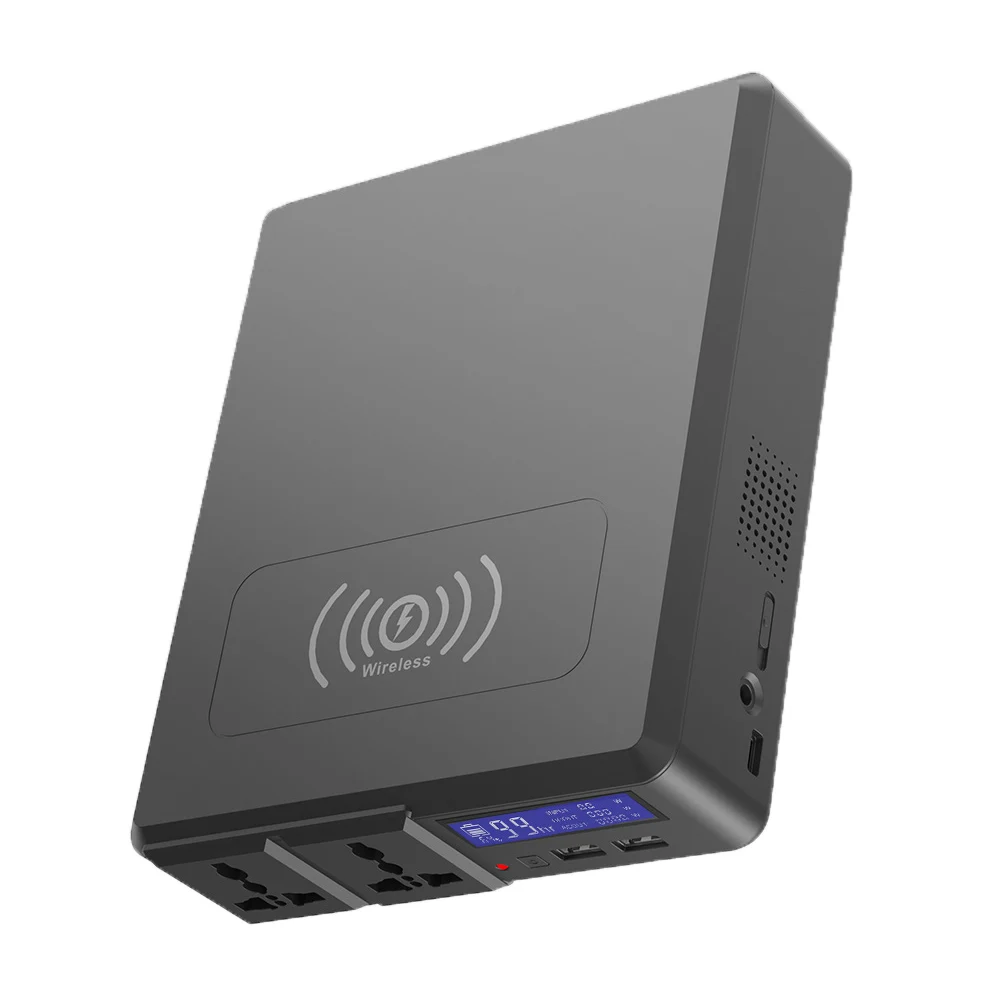 Portable Power Station 220V Power Bank Wireless Charger 154Wh Lithium Battery AC Output TypeC USB For Camping Home Emergency Use