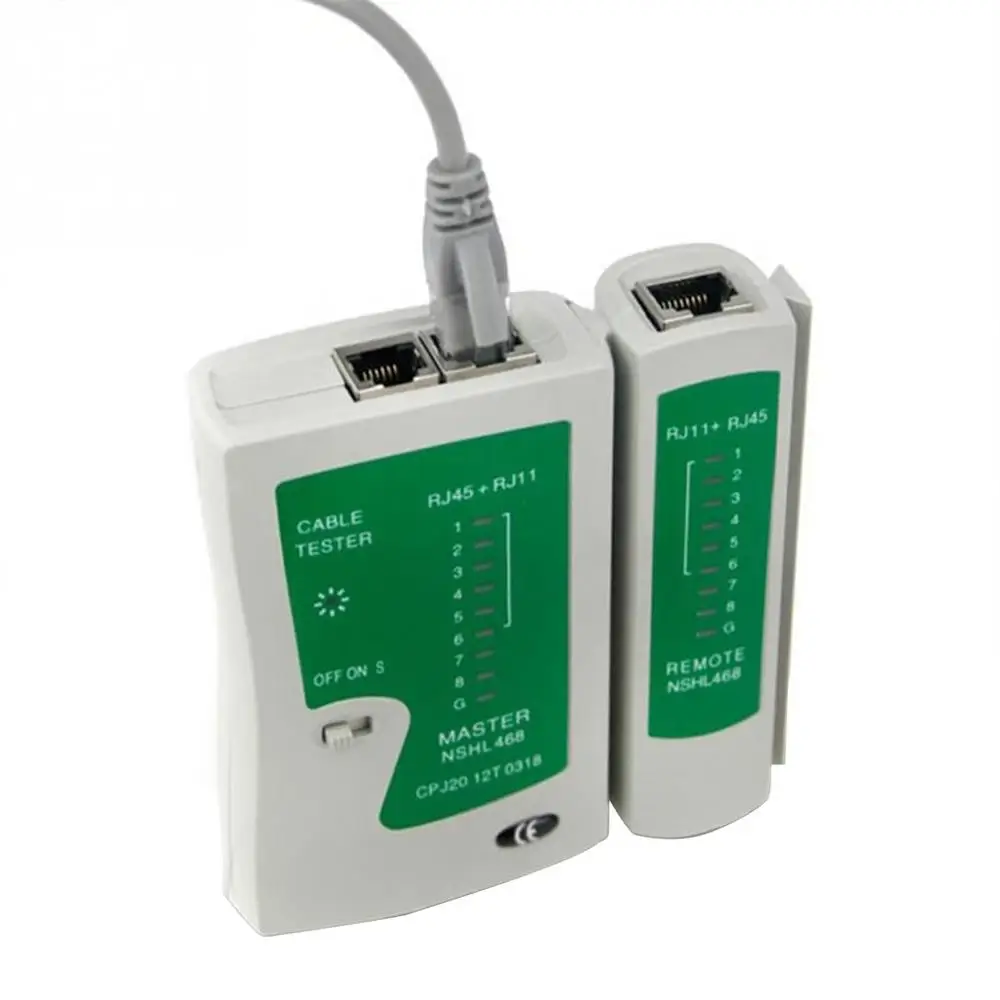 Premium Network Cable Tester RJ45 RJ11 RJ12 CAT5 UTP LAN Cable Tester Detector remote test tools high quality