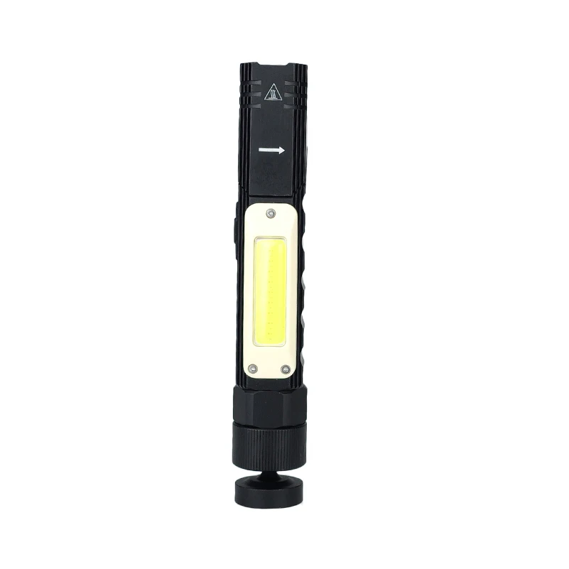 

Rechargeable COB&LED Work Light Portable USB Headlamp Rotatable Handheld Flashlight with Swivel Magnetic Base & 5 Modes for Gar