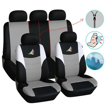 

Universal Car Seat Cover Covers Car Seat Protector Full Set for Front and Rear Interior Accessories for Hyundai