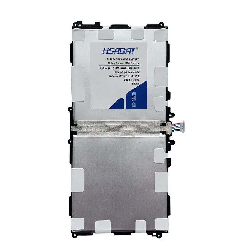 HSABAT 0 цикла 9000 мА/ч, Батарея для T8220E samsung GALAXY Note 10,1 вкладка Pro 10,1 P600 P601 P605 SM-P607 SM-T520 SM-T525